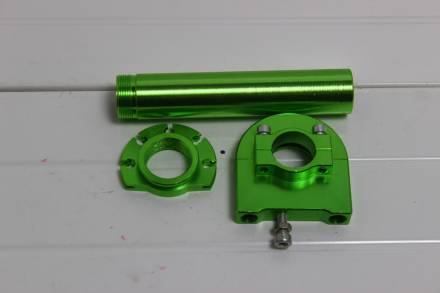 Ручка газа CNC алюминиевая зеленая