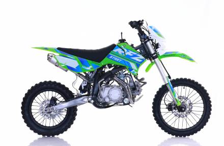Мотоцикл Кроссовый Apollo RFZ START 150X-LE, 17/14 (Зеленый) MSD