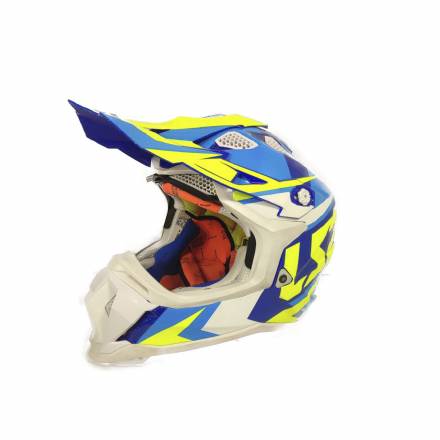 Шлем MX470 SUBVERTER NIMBLE (Бело-сине-желтый, M)