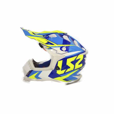 Шлем MX470 SUBVERTER NIMBLE (Бело-сине-желтый, M)