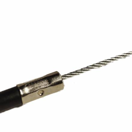 Трос привода мощностного клапана, рубашка 125, трос 145мм, Hasky F7X 250 2T 141910002-0001