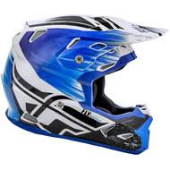 Шлем (кроссовый) FLY RACING TOXIN ORIGINAL синий/черный/белый (2018)   S