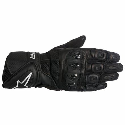 Перчатки кожаные Alpinestars черные XL