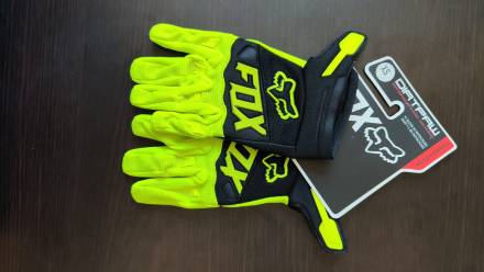 Перчатки детские FOX DIRTPAW салатовые - XS