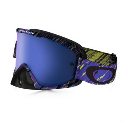 Очки для мотокросса OAKLEY O-Frame 2.0 Rain of Terror фиолетовые-черные / синяя Iridium  (OO7068-14)