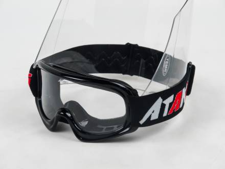 Очки для мотокросса ATAKI HB-319 черные глянцевые
