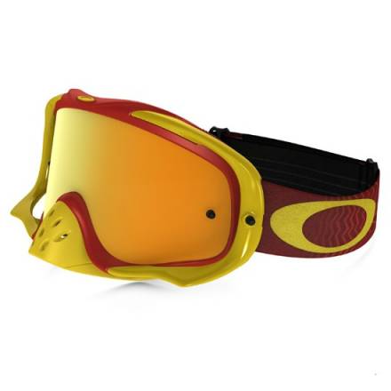 Очки для мотокросса OAKLEY Crowbar Shockwave красные-желтые / желтая 24K Iridium  (OO7025-36)