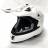 Мотошлем FS-610 Fiber SOLID (Glossy White, L)