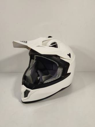 Мотошлем FS-610 Fiber SOLID (Glossy White, L)