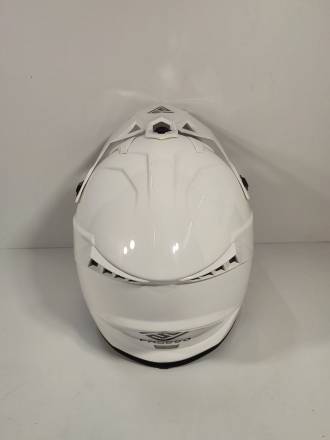 Мотошлем FS-610 Fiber SOLID (Glossy White, L)