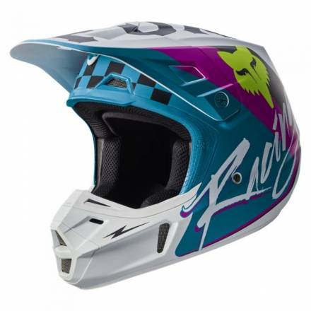 Мотошлем Fox V2 Rohr Helmet Teal S 55-56cm (17375-176-S)