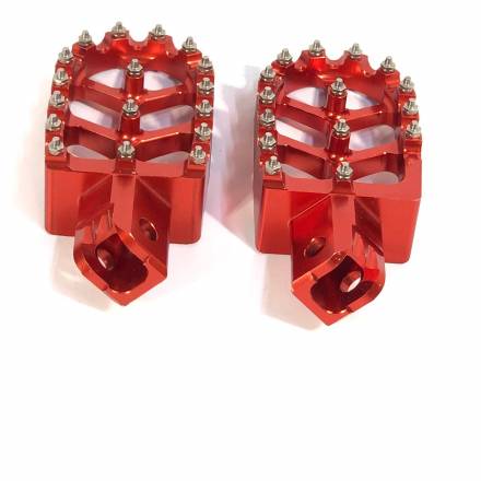 Подножки водителя cnc (пара) красные