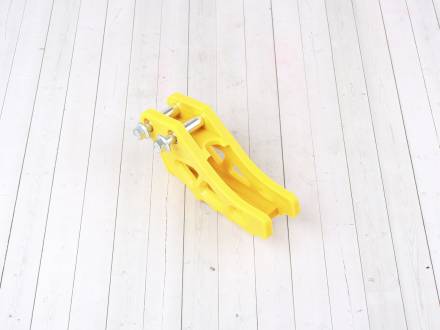 Успокоитель цепи (ловушка) для питбайка пластиковая универсальная SM-PARTS жёлтая