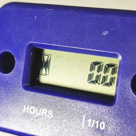 Счетчик моточасов 4ENDURO синий без тахометра