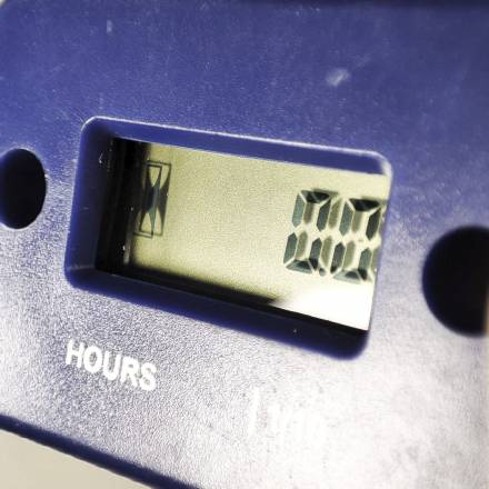 Счетчик моточасов 4ENDURO синий без тахометра