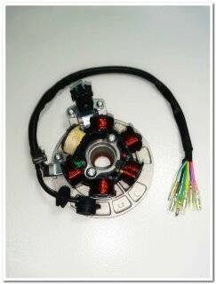 Статор генератора в сборе с основанием 6 катушек