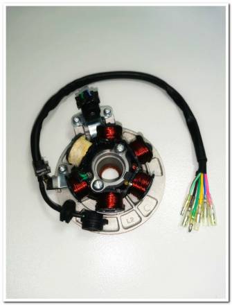 Статор генератора в сборе с основанием 6 катушек