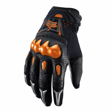 Мотоперчатки Fox Bomber Glove Black/Orange XXL (03009-016-2X)