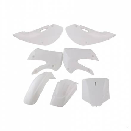 Комплект пластика для питбайка (тип KLX/BBR) белый