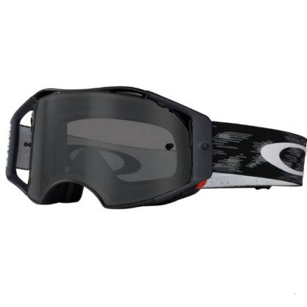Очки для мотокросса OAKLEY Airbrake Solid черные / темно-серая  (OO7046-32)