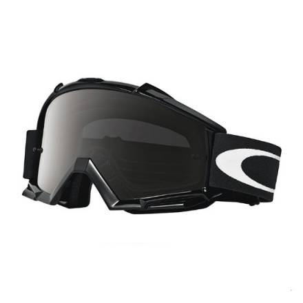 Очки для мотокросса OAKLEY Proven Solid черные глянцевые / темно-серая (OO7027-23)