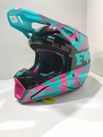 Мотошлем Fox V1 Nuklr Helmet (Teal, M, 2023)