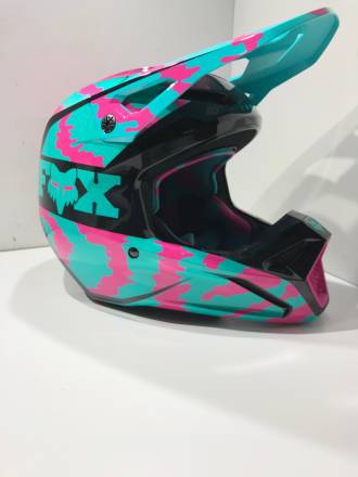 Мотошлем Fox V1 Nuklr Helmet (Teal, M, 2023)