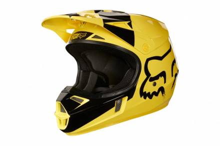 Мотошлем Fox V2 Mastar Helmet Yellow XL 61-62cm (19530-005-XL)