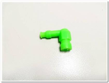 Колпачок свечной мото силикон (зеленый)