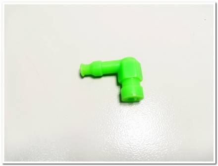 Колпачок свечной мото силикон (зеленый)