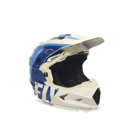 Шлем (кроссовый) FLY RACING TOXIN MIPS TRANSFER синий/белый (2020)  M
