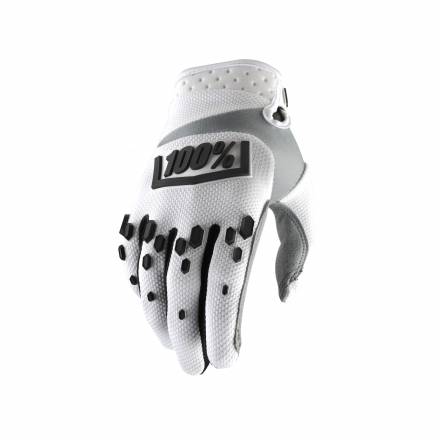 Мотоперчатки 100% Airmatic Glove White/Black L (10004-010-12)