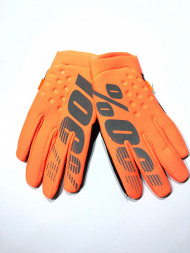 Мотоперчатки 100% Brisker Glove (Fluo Orange/Black, S, 2021)