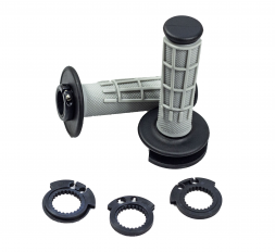Грипсы lock-on + ручка газа KTM/Husqvarna/Kawasaki/Yamaha IGP (Черный, , IGPT-007-1)