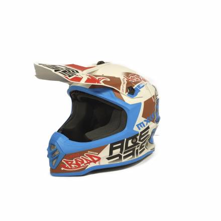 Шлем детский Acerbis IMPACT STEEL JUNIOR White/Blue, S (47-48)