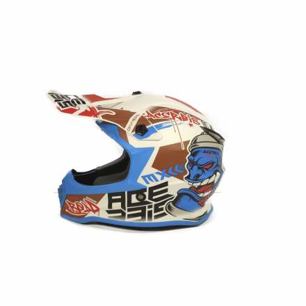 Шлем детский Acerbis IMPACT STEEL JUNIOR White/Blue, S (47-48)