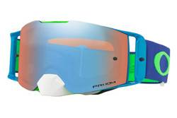 Очки для мотокросса OAKLEY Front Line Blue Green / оранжевая Prizm MX (OO7087-11)