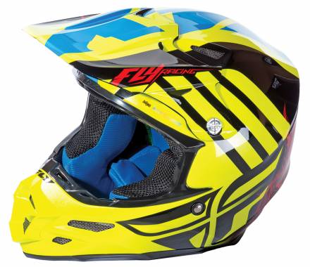 Шлем (кроссовый)  F2 CARBON MIPS PEICK REPLICA красный/черный/желтый глянцевый (2017)  L