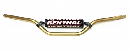 Руль алюминиевый RENTHAL 7/8 MX/Enduro 809-01-GO (814 x 119 мм) золотистый
