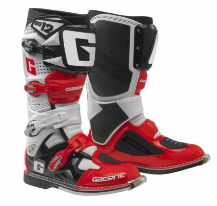 Мотоботы GAERNE SG-12 Limited Edition RED PEPPER белые/красные/черные 45