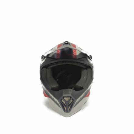 Шлем детский Acerbis IMPACT STEEL JUNIOR Red/Grey, L (51-52)