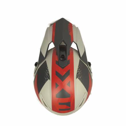 Шлем детский Acerbis IMPACT STEEL JUNIOR Red/Grey, L (51-52)