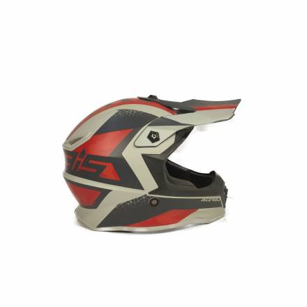 Шлем детский Acerbis IMPACT STEEL JUNIOR Red/Grey, L (51-52)