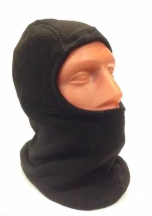 Подшлемник Rexwear  флис черный  008358 детский   M