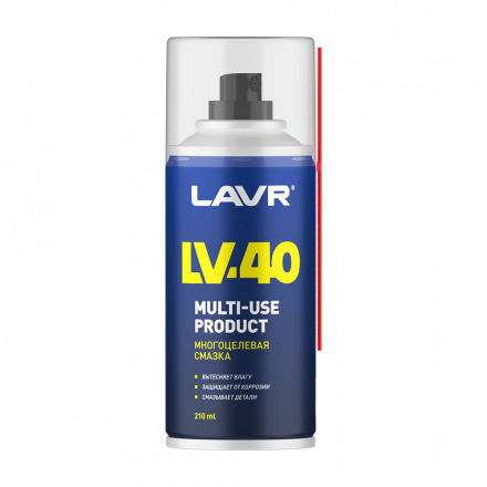 Смазка многоцелевая LV-40 LAVR, 210 мл / Ln1484