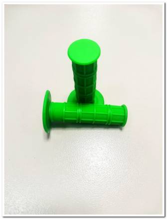 Ручки руля (грипсы)  зеленые