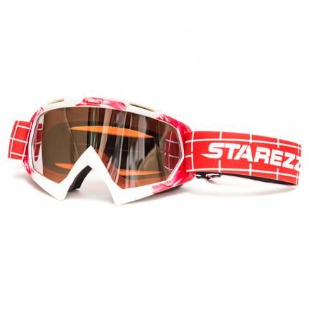 Очки STAREZZI GOGGLES MX RED WHITE 157-806