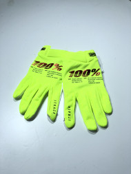 Мотоперчатки подростковые 100% ITrack Youth Glove (Fluo Yellow, M, 2022)