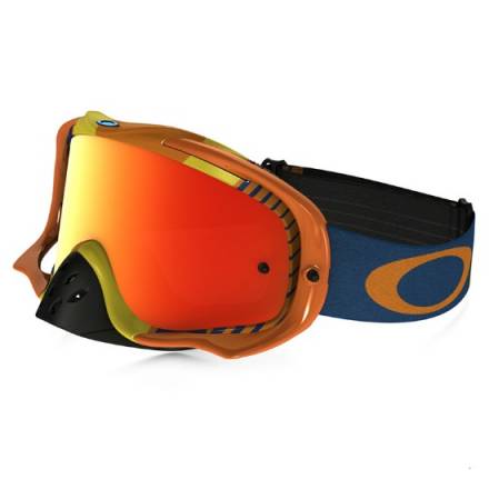 Очки для мотокросса OAKLEY Crowbar Biohazard оранжевые-синие / оранжевая Iridium (59-406)