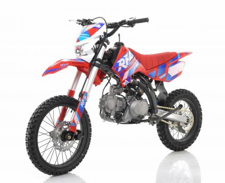 Питбайки APOLLO, 2024, RFZ START 125 E, 17/14, Красный MSD
